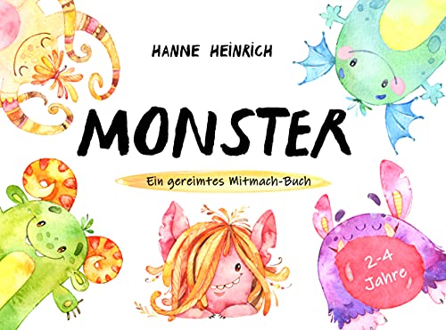 Die Welt der Monster: Ein Ausmalbuch für kleine Künstler