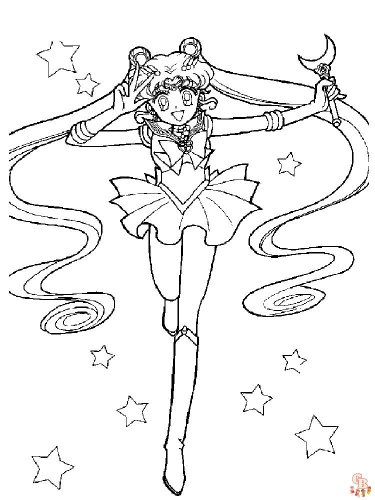 Die Magie des Zeichnens: Sailor Moon Malvorlagen für kleine Künstler