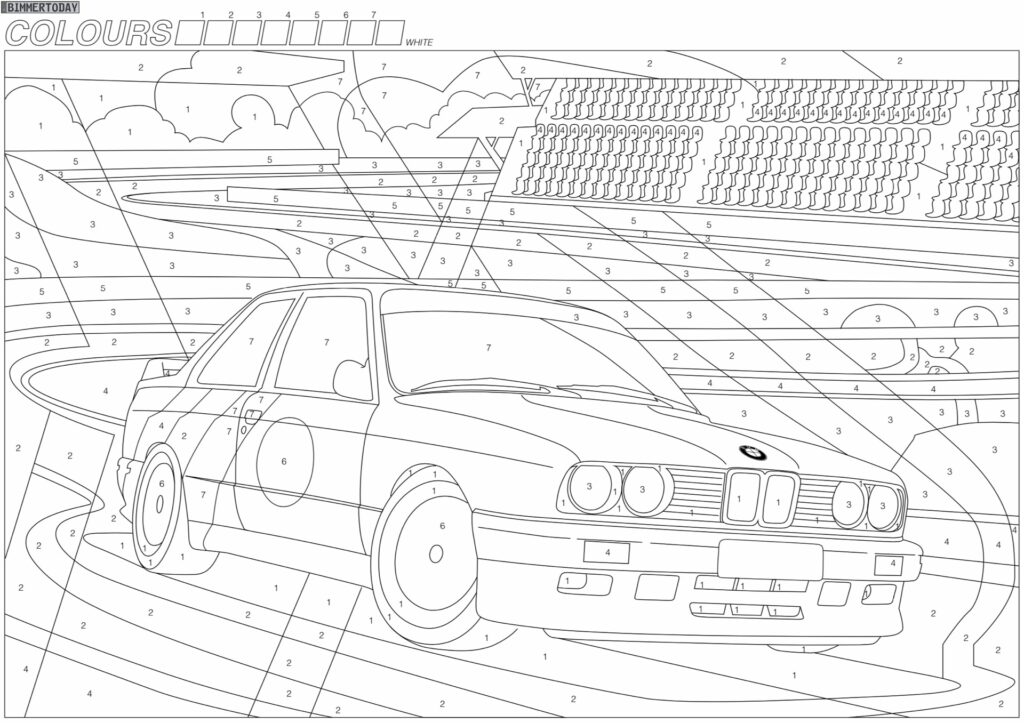 Die Magie des Zeichnens: Mit BMW Ausmalbildern die Fantasie entfesseln