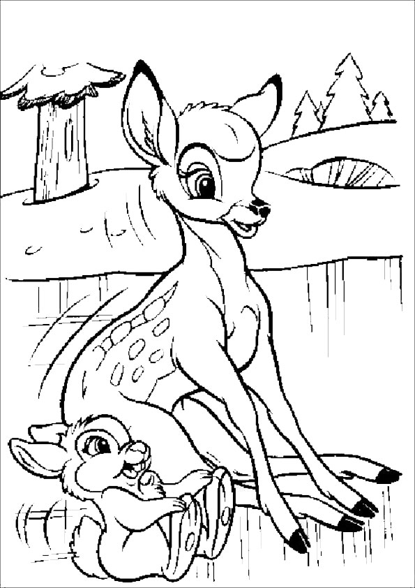 Die Magie des Zeichnens: Bambi Ausmalbilder als Türöffner zur Kreativität