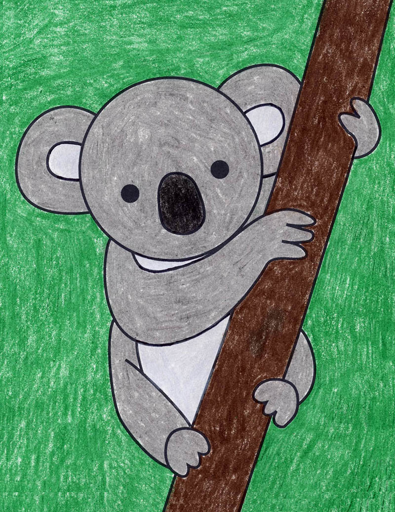 Die Magie des Zeichnens: Ein Koala-Abenteuer für kleine Künstler