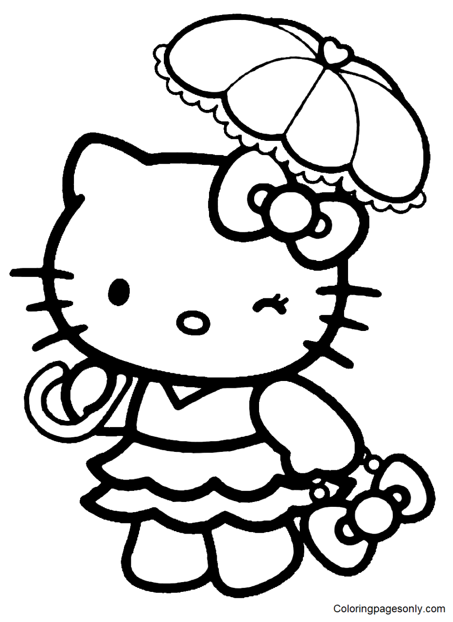 Hello Kitty Malvorlagen: Ein Tor zur Kreativität für kleine Künstler