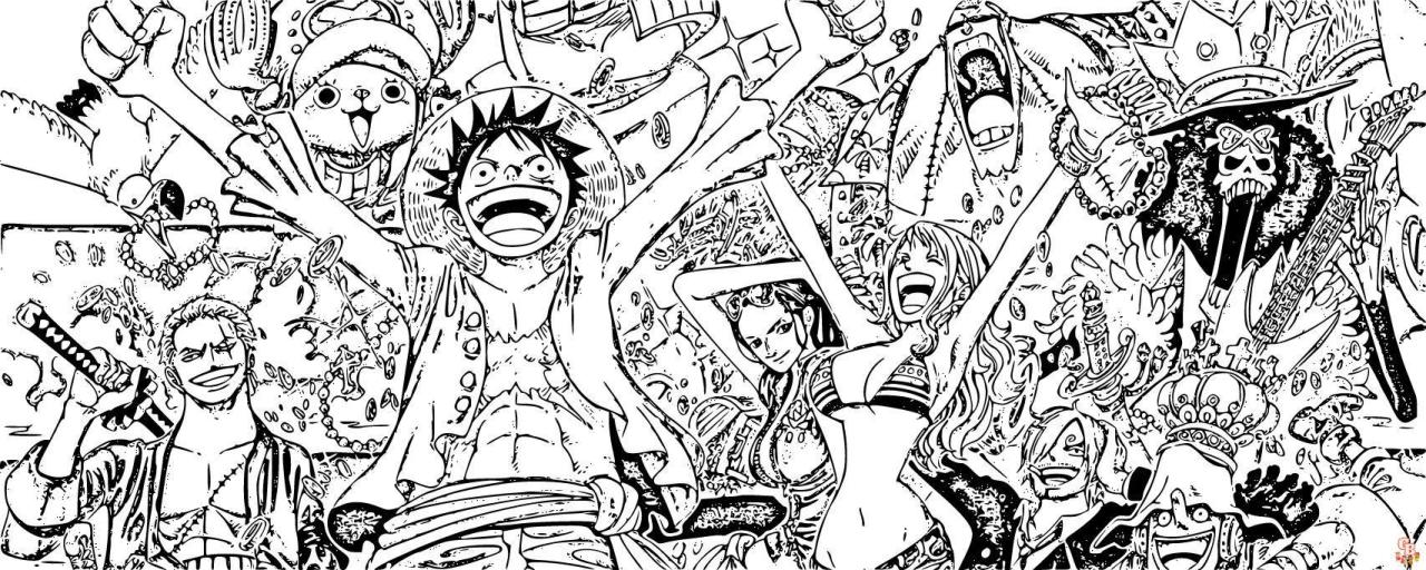 Die Magie des Zeichnens: Eine Reise in die Welt der One Piece Malvorlagen