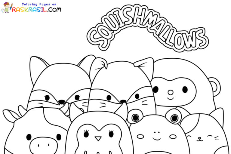 Squishmallows Ausmalbilder: Eine Reise in die Welt der Fantasie