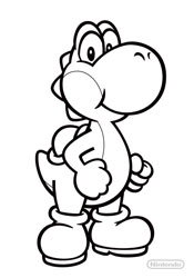 Die Magie des Zeichenlernens: Wie ein Yoshi-Ausmalbild einem Kind zum Lächeln verhalf