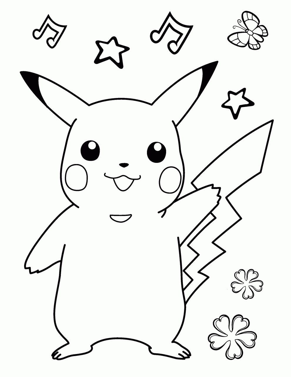 Die Magie des Zeichnens: Pikachu Ausmalbilder für kleine Künstler