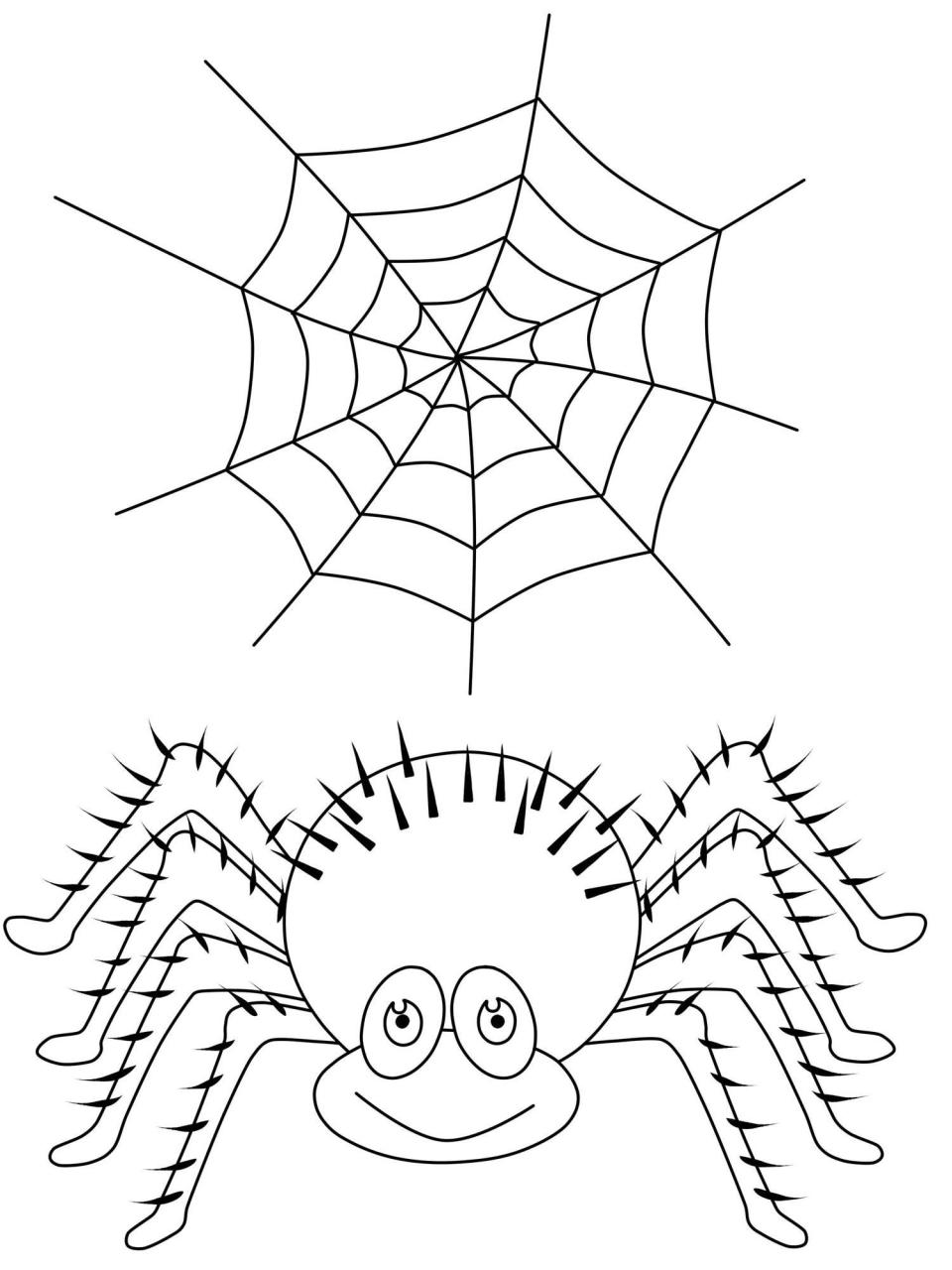 Die Faszination der Achtbeiner: Ausmalbilder Spinne für kleine Künstler