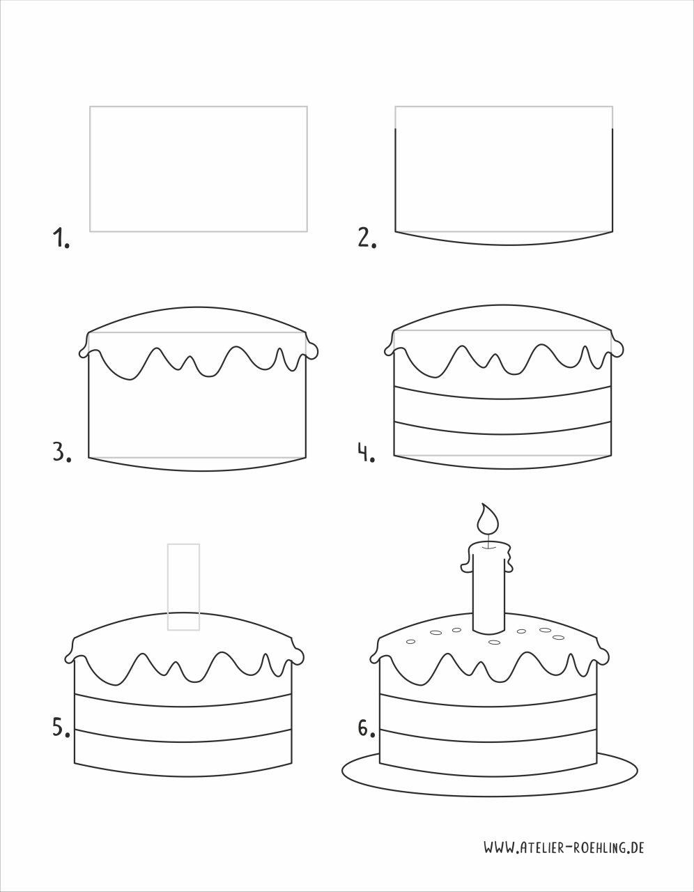 Die Magie des Zeichenbretts: Wie ein Ausmalbild einer Torte einem Kind half, seine Kreativität zu entfesseln