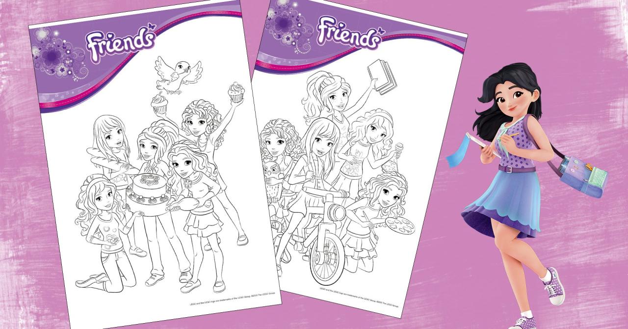 Die Magie der Kreativität entfesseln: LEGO Friends Malvorlagen als Türöffner zur Fantasie