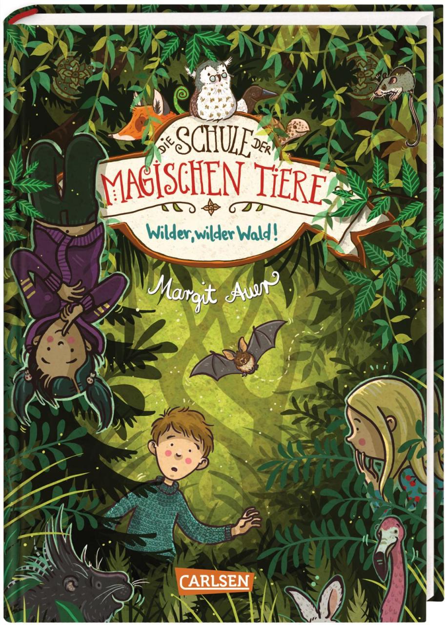 Die Magie der Malbücher: Tiere im Wald - Eine Reise in die Fantasie