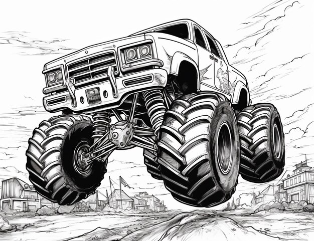 Monstertrucks: Eine wilde Fahrt in die Welt des Zeichnens