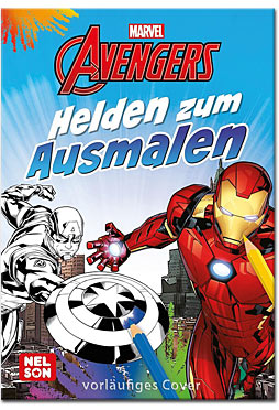 Die Welt der Marvel-Helden zum Ausmalen: Ein Abenteuer für kleine Künstler