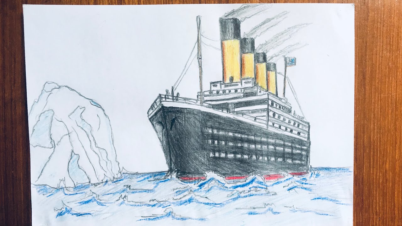 Die Titanic auf Papier zum Leben erwecken: Eine Reise ins Zeichnen für Kinder