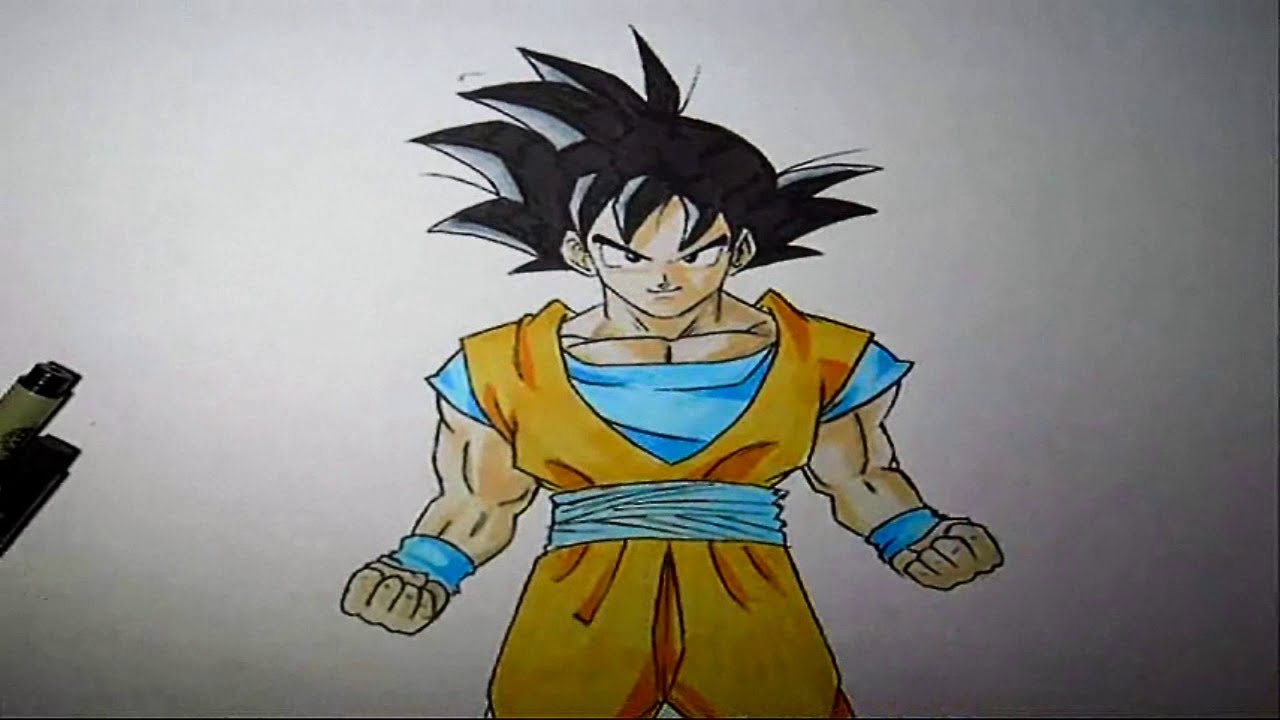 Die Magie des Zeichnens: Son Goku zum Leben erwecken