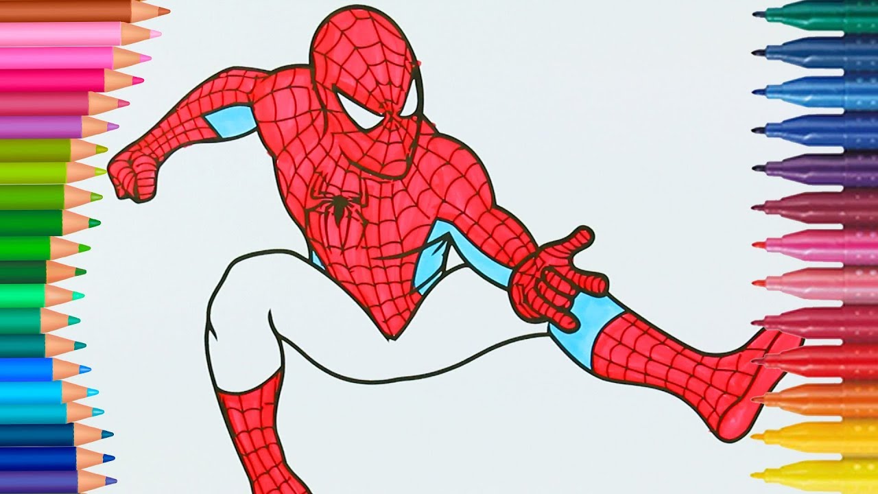 Die Magie der Zeichenkunst: Ein Spider-Man Malbuch für kleine Helden