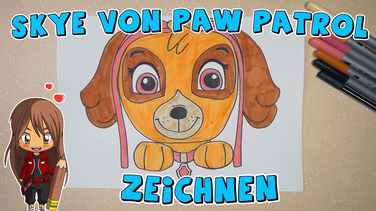 Abenteuer mit Sky: Malen mit der Paw Patrol