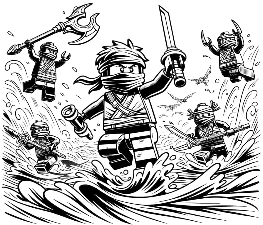 Die Welt der LEGO Ninjago zum Leben erwecken: Malen mit Fantasie und Freude