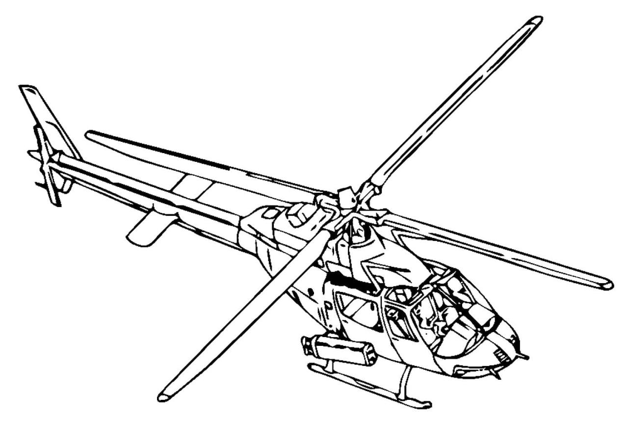 Die Welt der Zeichnung: Ein Hubschrauber zum Ausmalen und mehr!