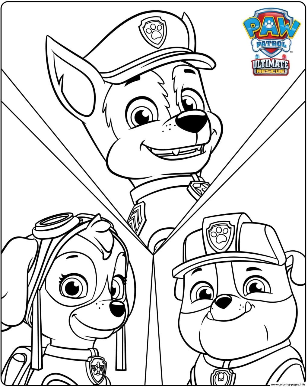 Zeichnen mit der Paw Patrol: Kostenlose Malvorlagen für kleine Helden!