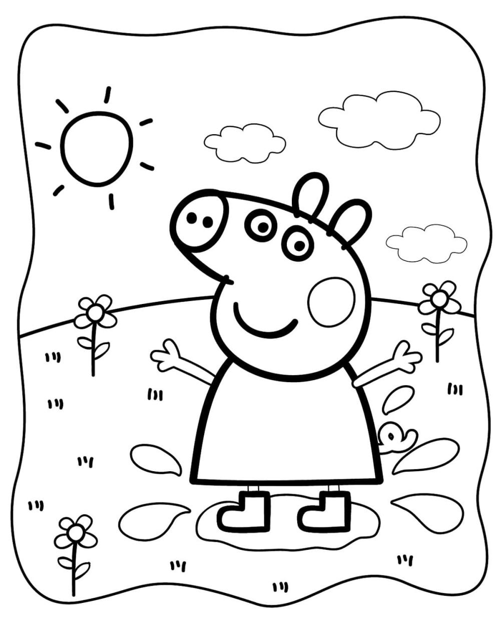 Die Magie des Zeichnens: Peppa Wutz Malvorlagen als Türöffner zur Kreativität