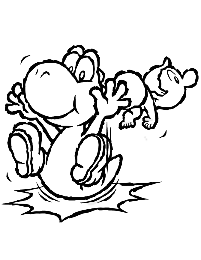 Die Magie des Zeichenlernens: Wie ein Yoshi-Ausmalbild einem Kind zum Lächeln verhalf