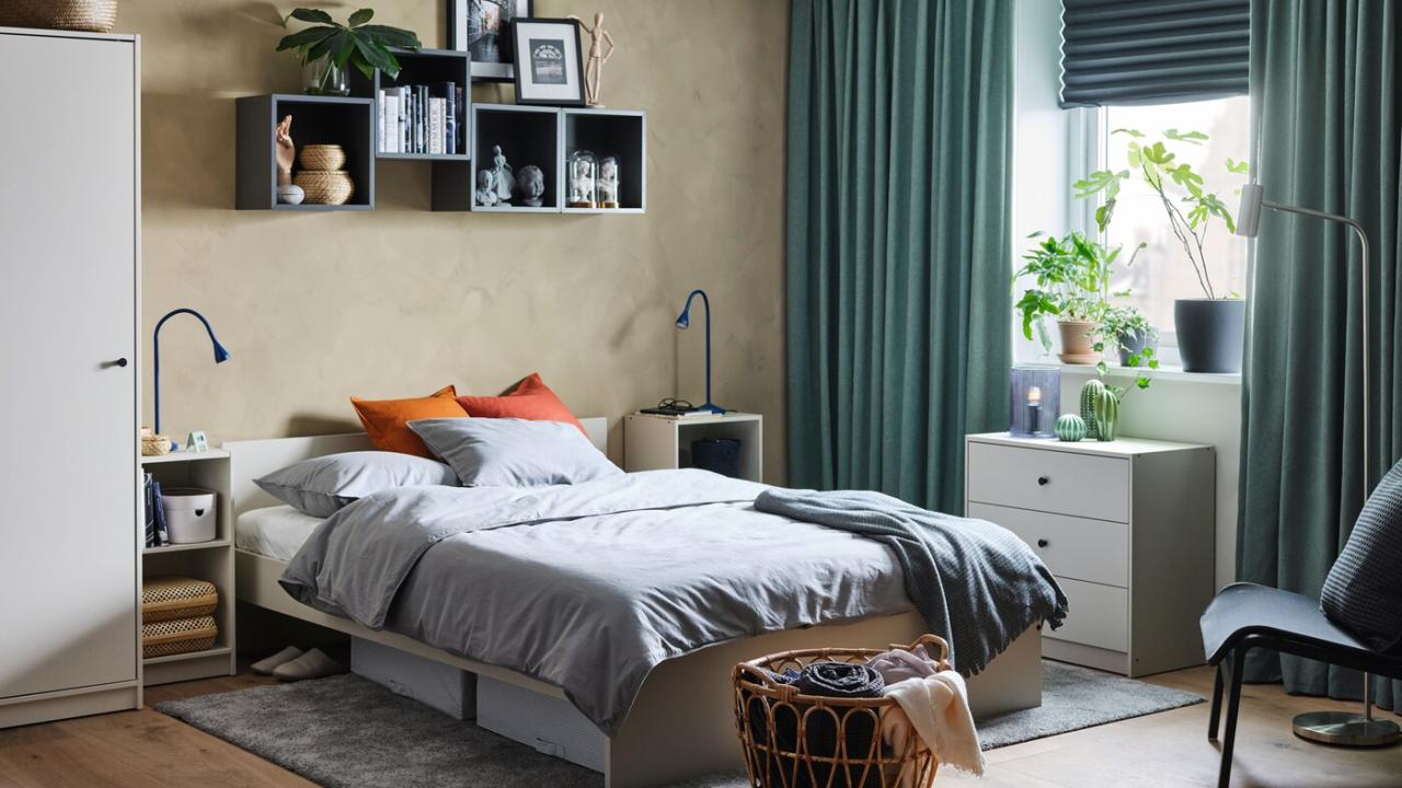 Wohn- und Schlafzimmer in einem Raum bei IKEA: Die perfekte Lösung für kleine Wohnungen?