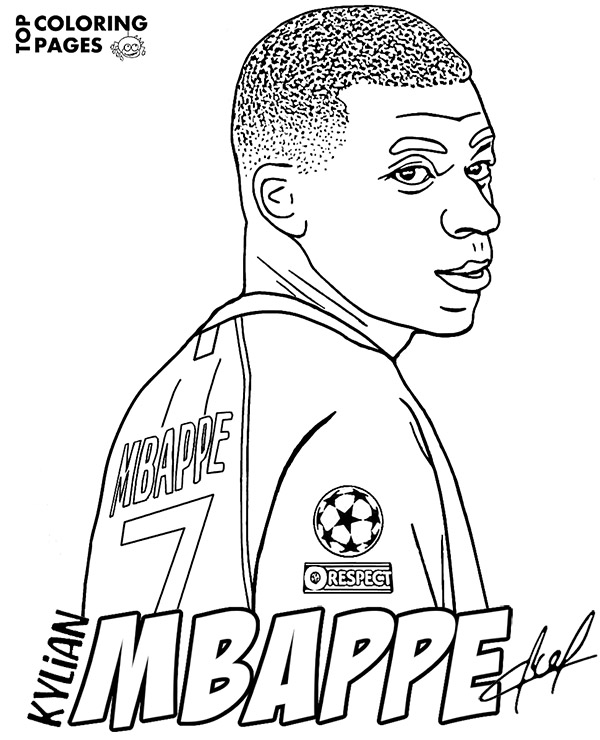 Die Magie des Zeichnens: Kylian Mbappé ausmalen und die Fantasie entfesseln