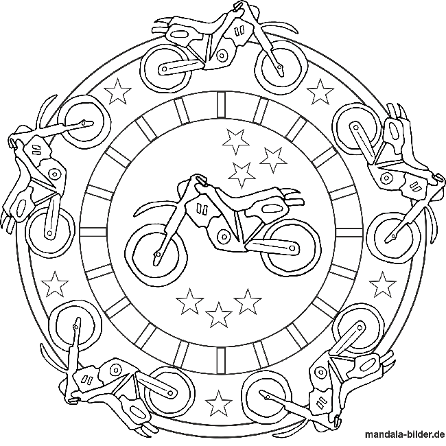 Die Magie des Zeichnens: Motorrad-Malvorlagen für kleine Künstler
