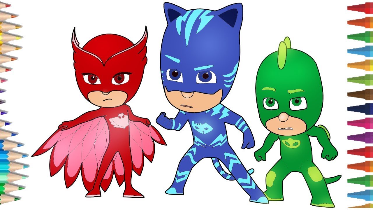 Die Welt der PJ Masks erkunden: Malen, Fantasie und Abenteuer