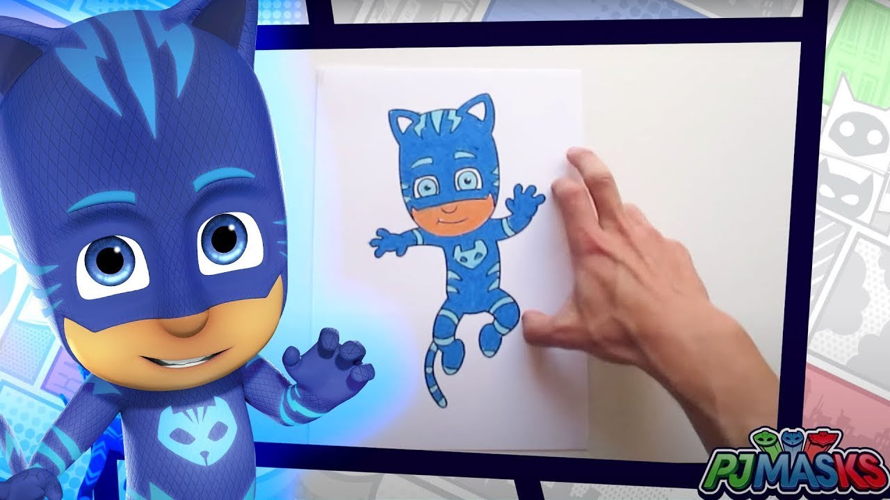 Die Welt der PJ Masks erkunden: Malen, Fantasie und Abenteuer