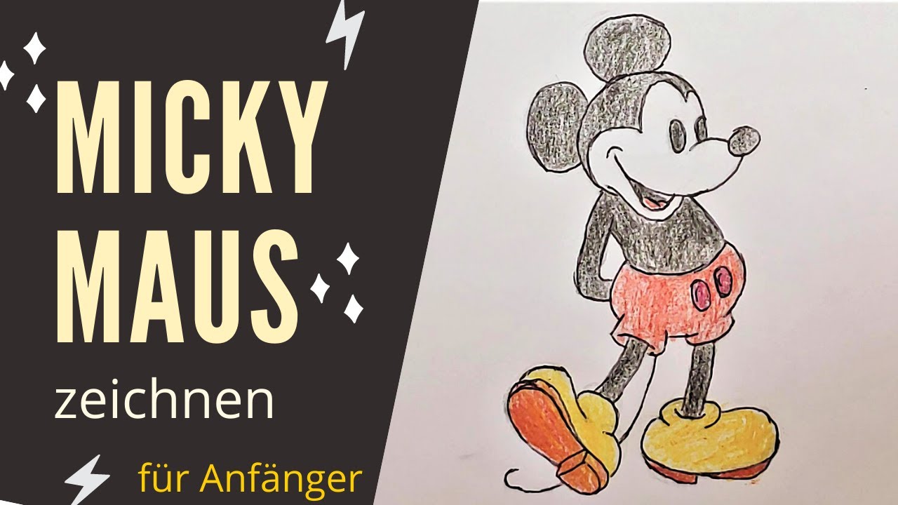 Zeichnen lernen mit Mickey Mouse: Ein Abenteuer für kleine Künstler