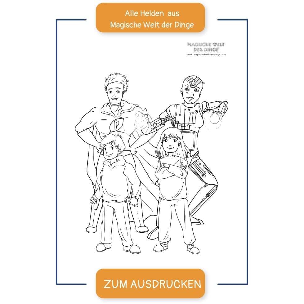 Superhelden auf Papier: Die magische Welt der Malvorlagen