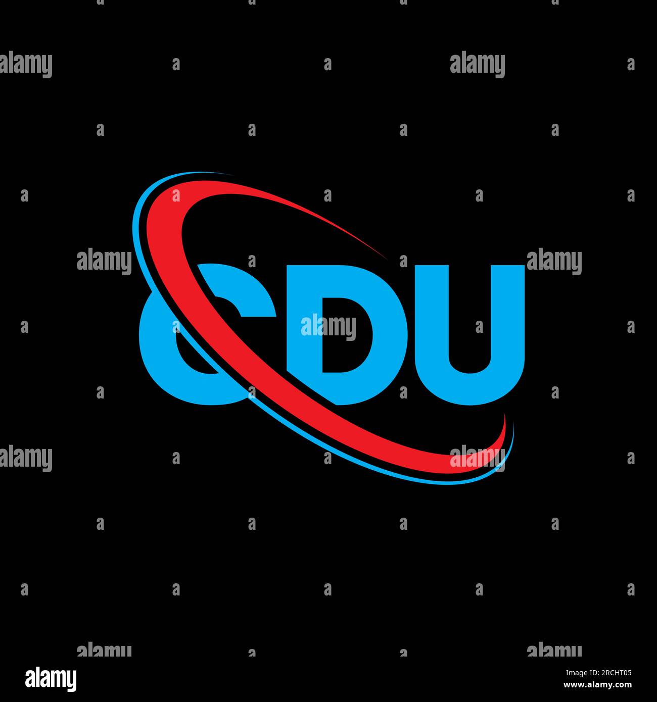 CDU logo. CDU letter. CDU letter logo design. Initials CDU logo linked