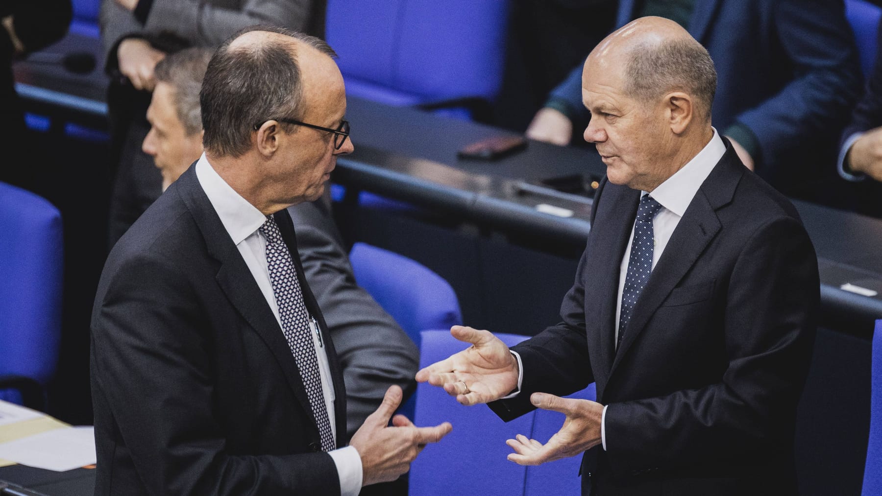 Olaf Scholz gegen Friedrich Merz: Plötzlich haben sie das gleiche Interesse