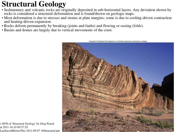 PPT - Structural Geology PowerPoint Presentation, free download - ID:735721