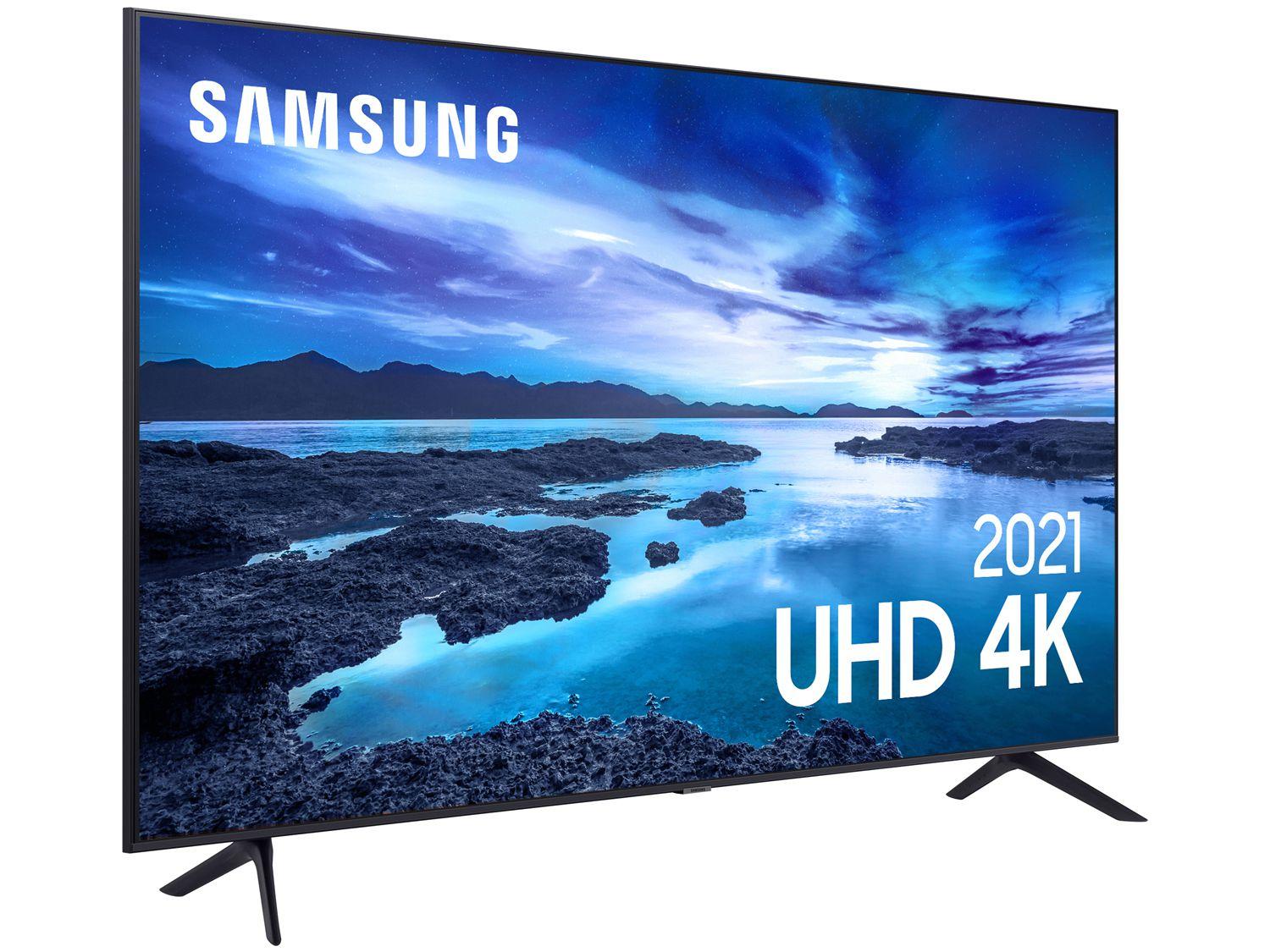 Smart TV 70” Crystal 4K Samsung 70AU7700 Wi-Fi - Bluetooth HDR Alexa