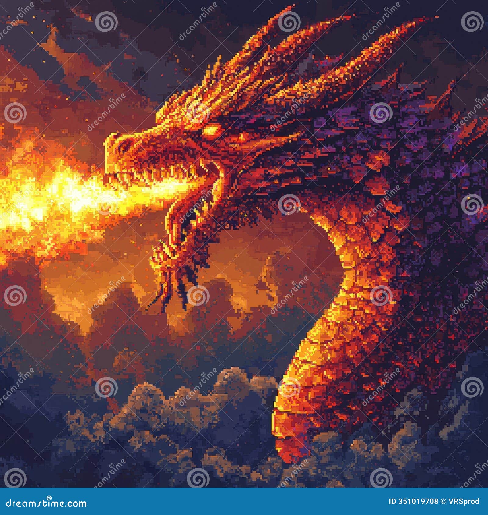Dragon Scales Mermaid Tears Printable Potions Labels – The dragon, a mythical creature of power, breathes out a plume of flame