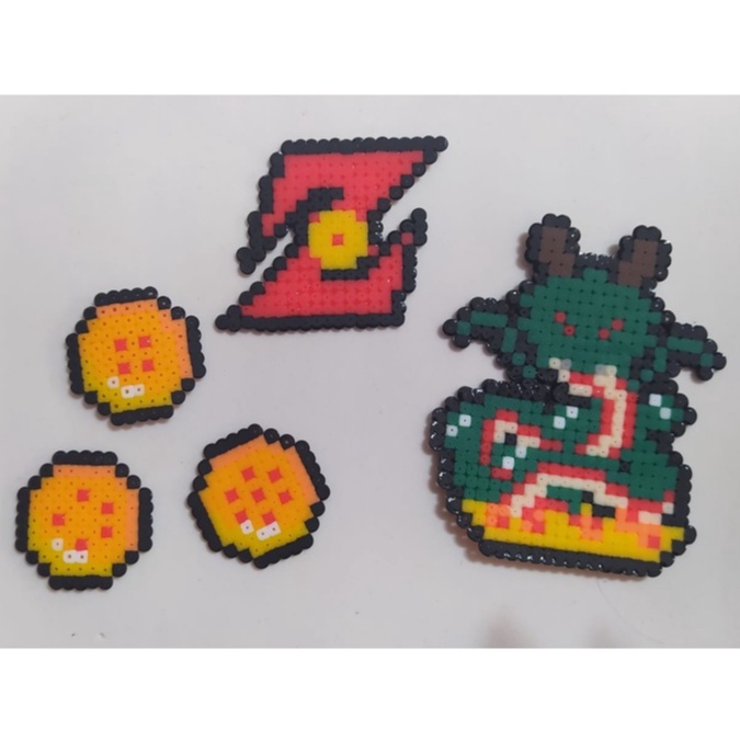 Printable Mickey Mouse Cupcake Toppers – Chaveiro ou imã dragon ball shenlong esferas do dragão pixel art/hama …