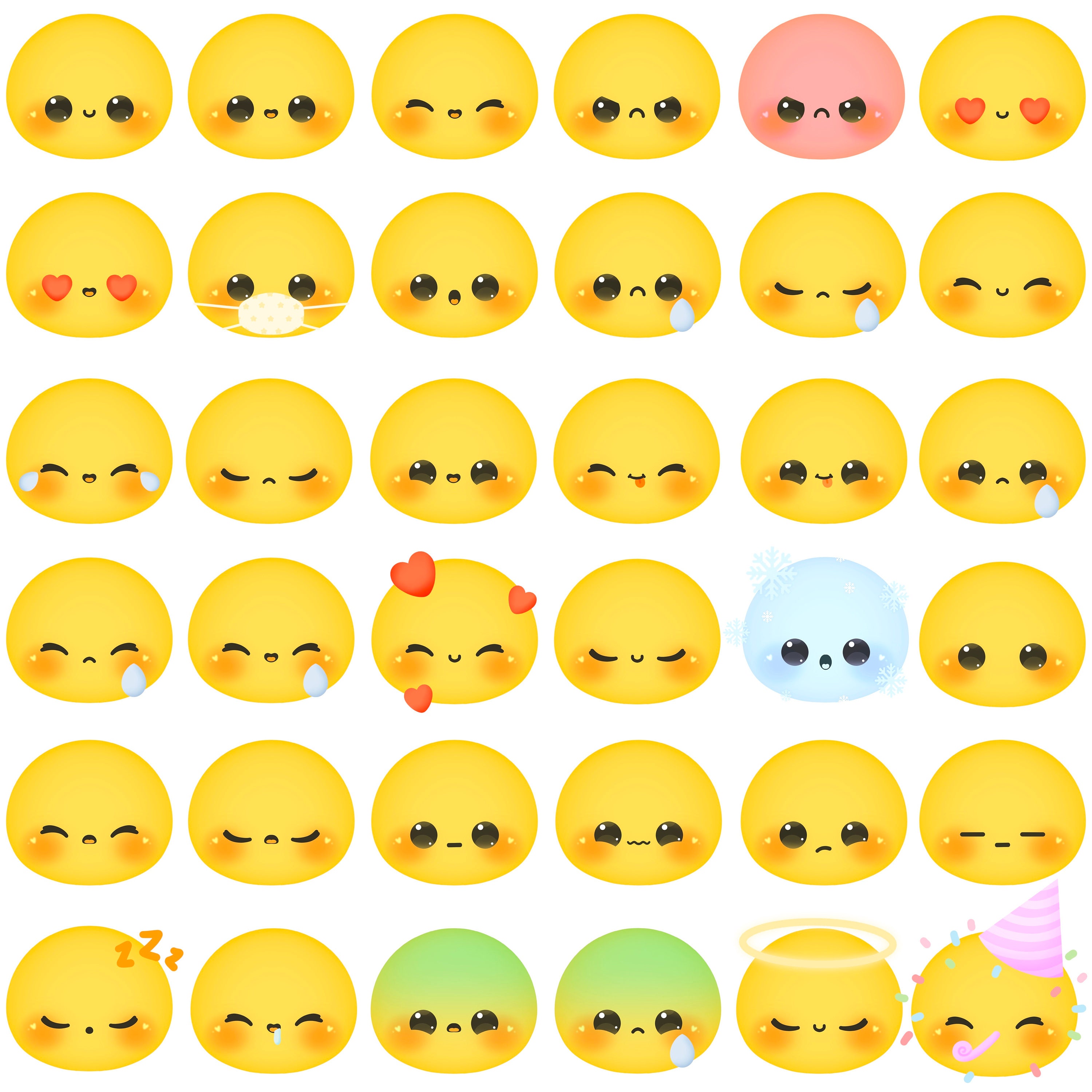  Foto zu Smileys Kawaii Kawaii Emoji Vector Art PNG Images 