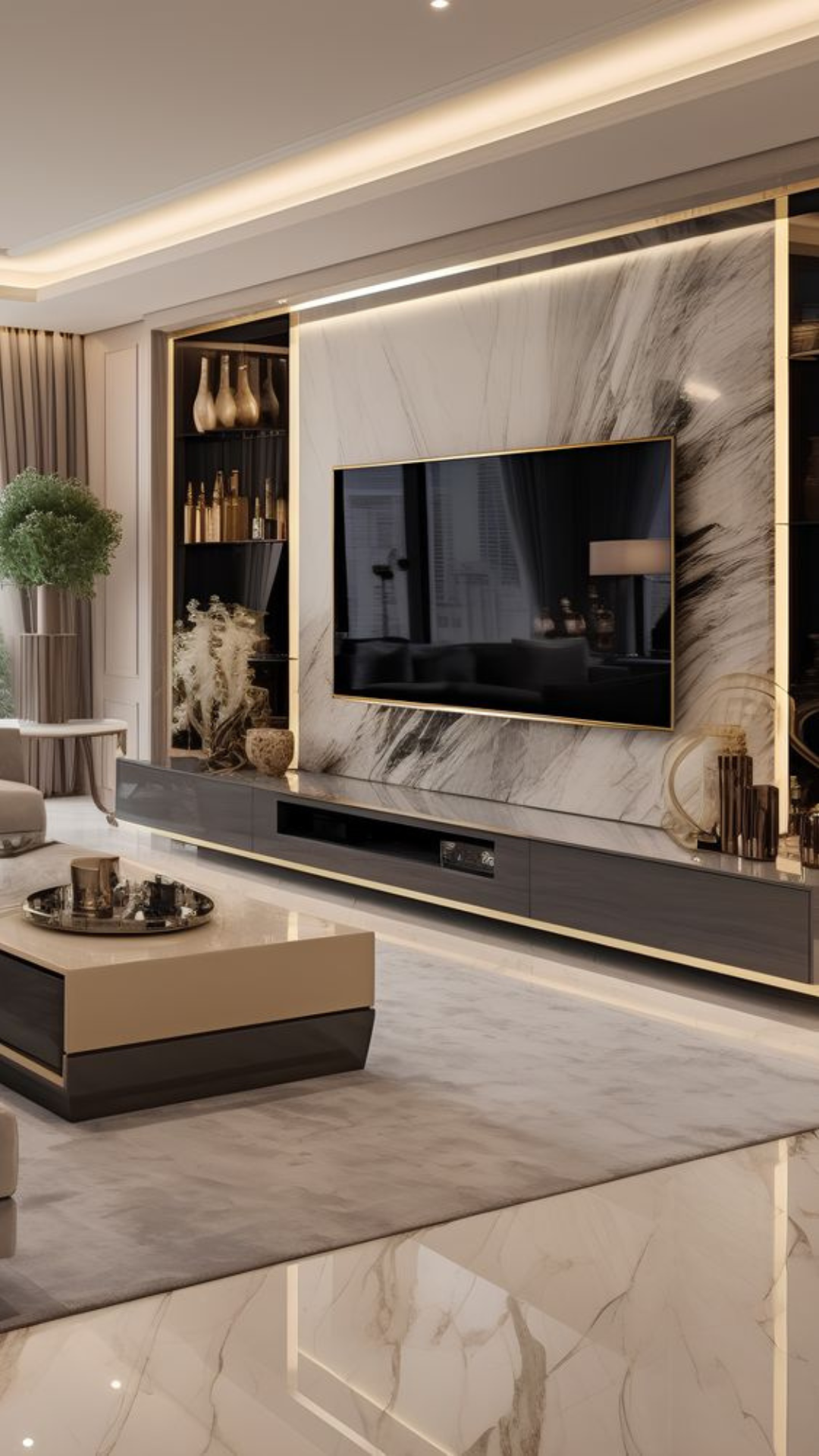 Advanced Color By Number Printables – Elevate your luxury living room with designer tv units