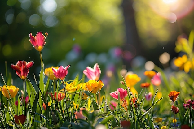 Spring Creek Bbq Printable Coupons – Beautiful bouquet of tulips in spring season