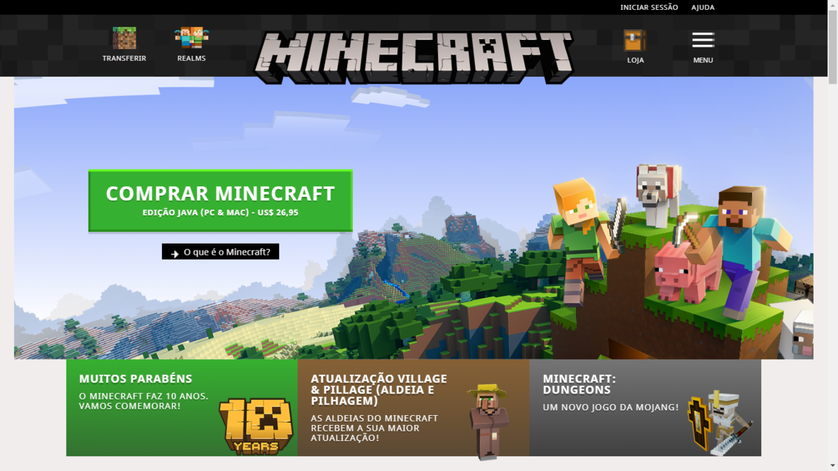 Vorlage: Site do Minecraft - Minecraft Wiki Oficial Site do Minecraft - Minecraft Wiki Oficial