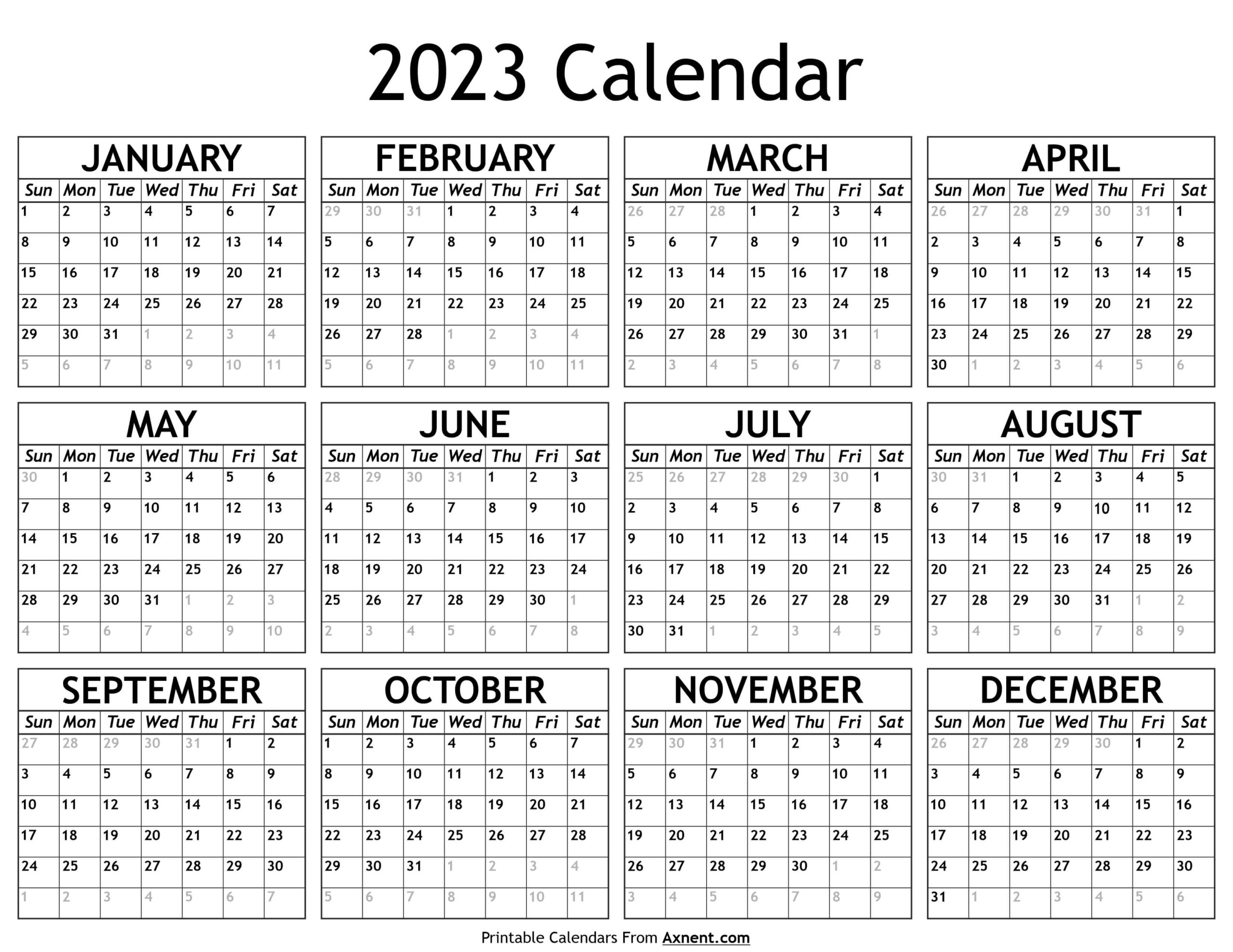 2023 Hyundai Santa Fe Limited For Sale – Printable calendar 2023 free 2023 year of the rabbit calendar