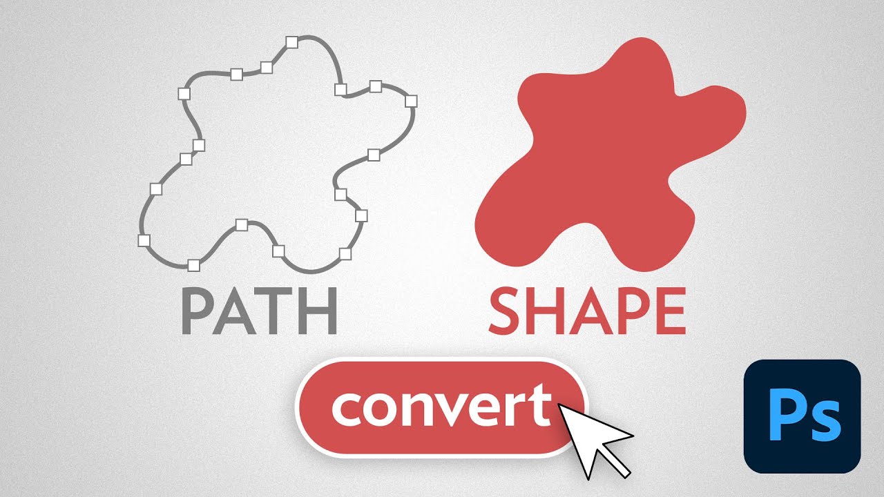 Photoshop - YouTube Convert Path Into Shape (SOLVED!)