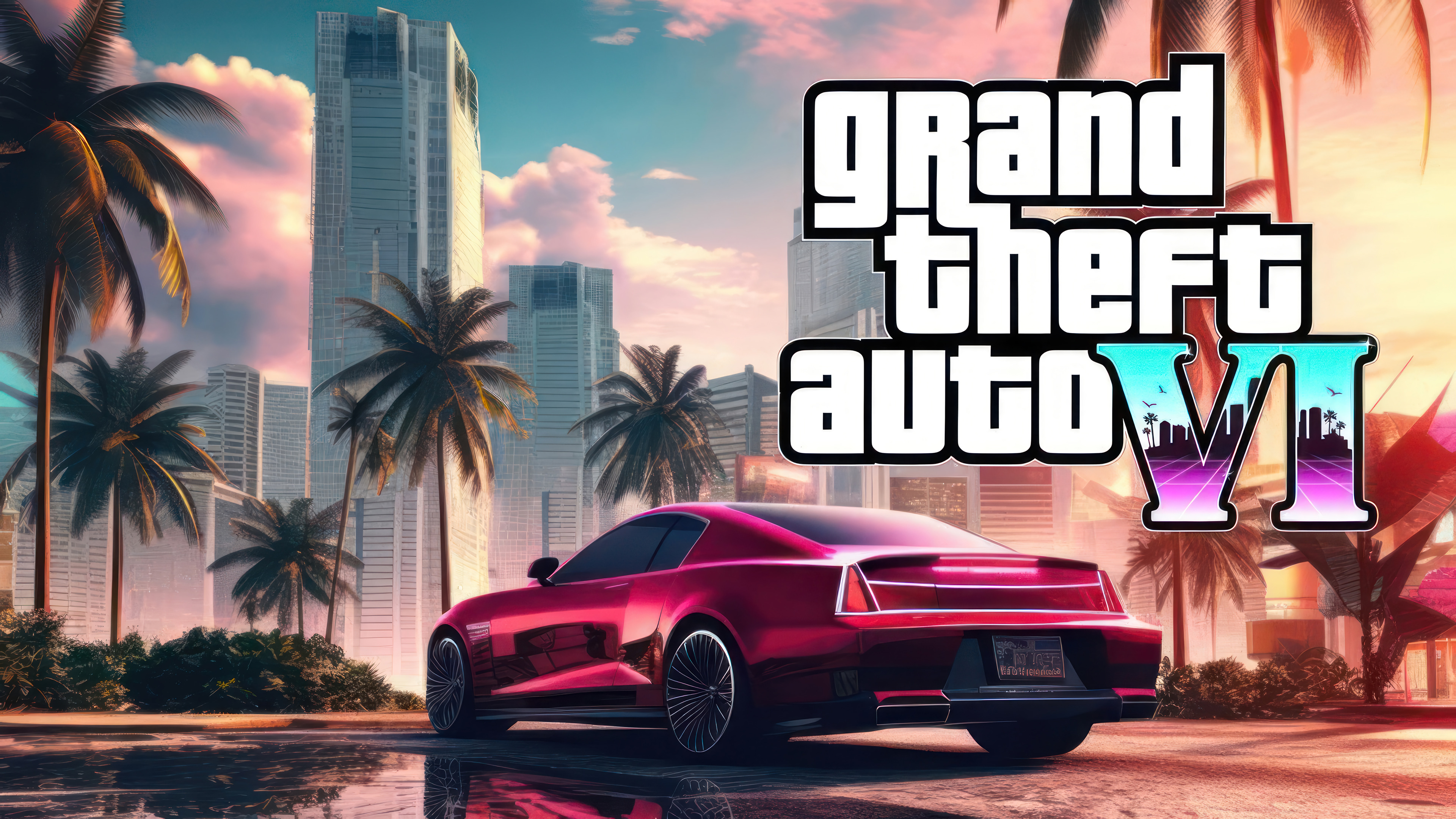 Vorlage: Grand Theft Auto VI Stunning HD Wallpaper Grand Theft Auto VI Stunning HD Wallpaper Motiv