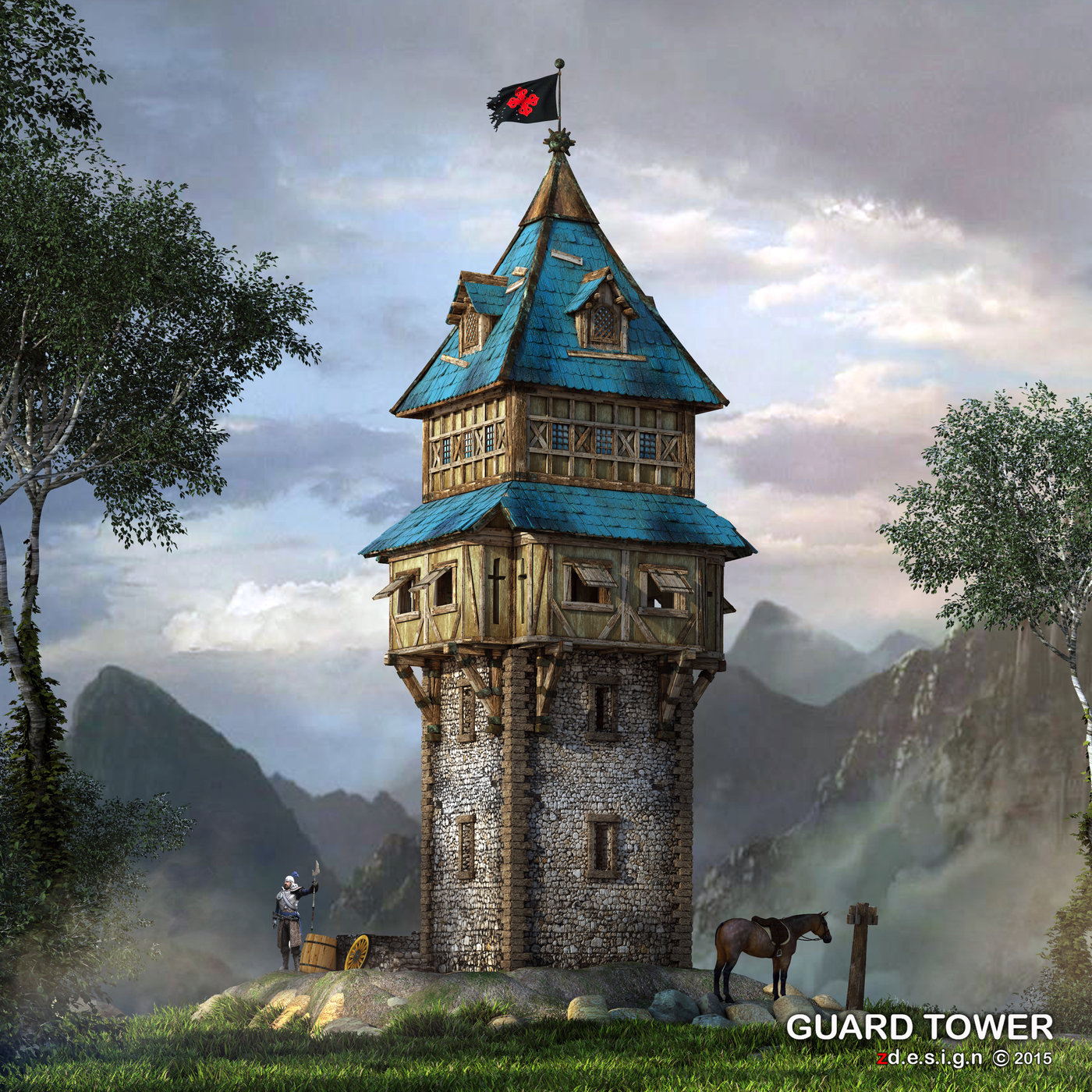 The Hundred Years War Wikipedia – medieval guard tower