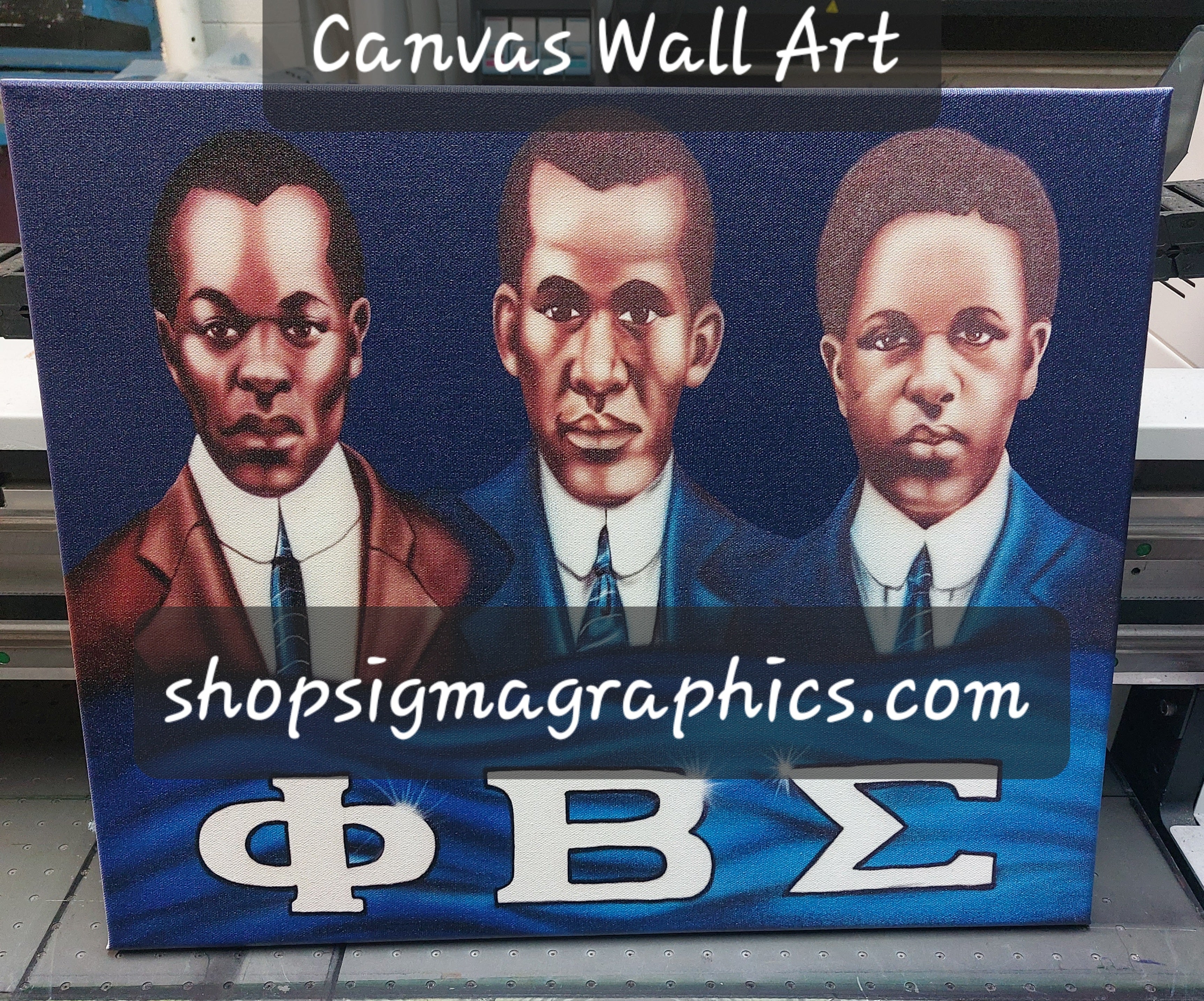 Vorlage: Phi Beta Sigma Founders Canvas Art – Sigma Graphics Phi Beta Sigma Founders Canvas Art – Sigma Graphics Motiv