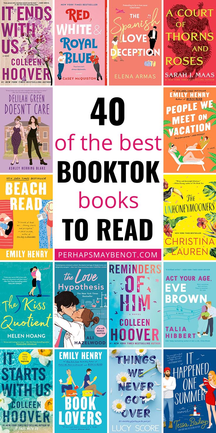 40 Of The Most Popular BookTok Books 40 Of The Most Popular BookTok Books