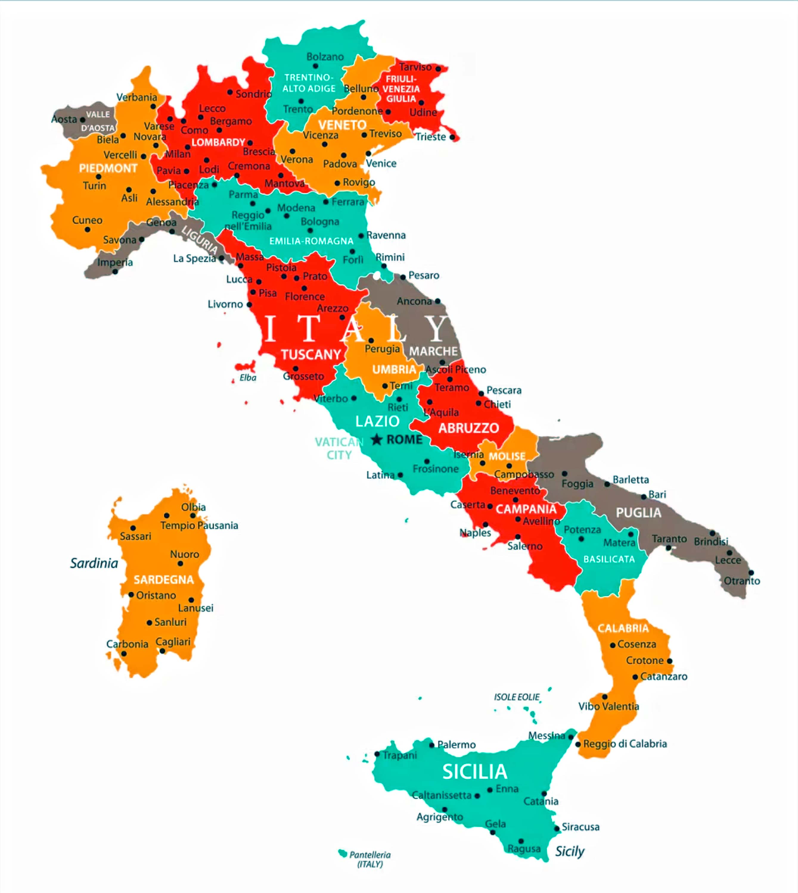 A Collection of Italy Maps Bild & Inspiration A Collection of Italy Maps