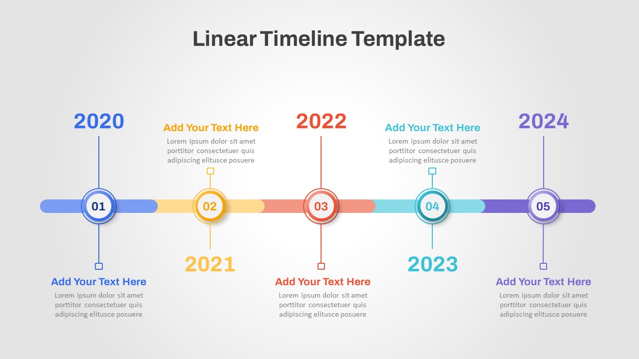  Minimalist Design Timeline for Presentation - SlideKit Illustration 